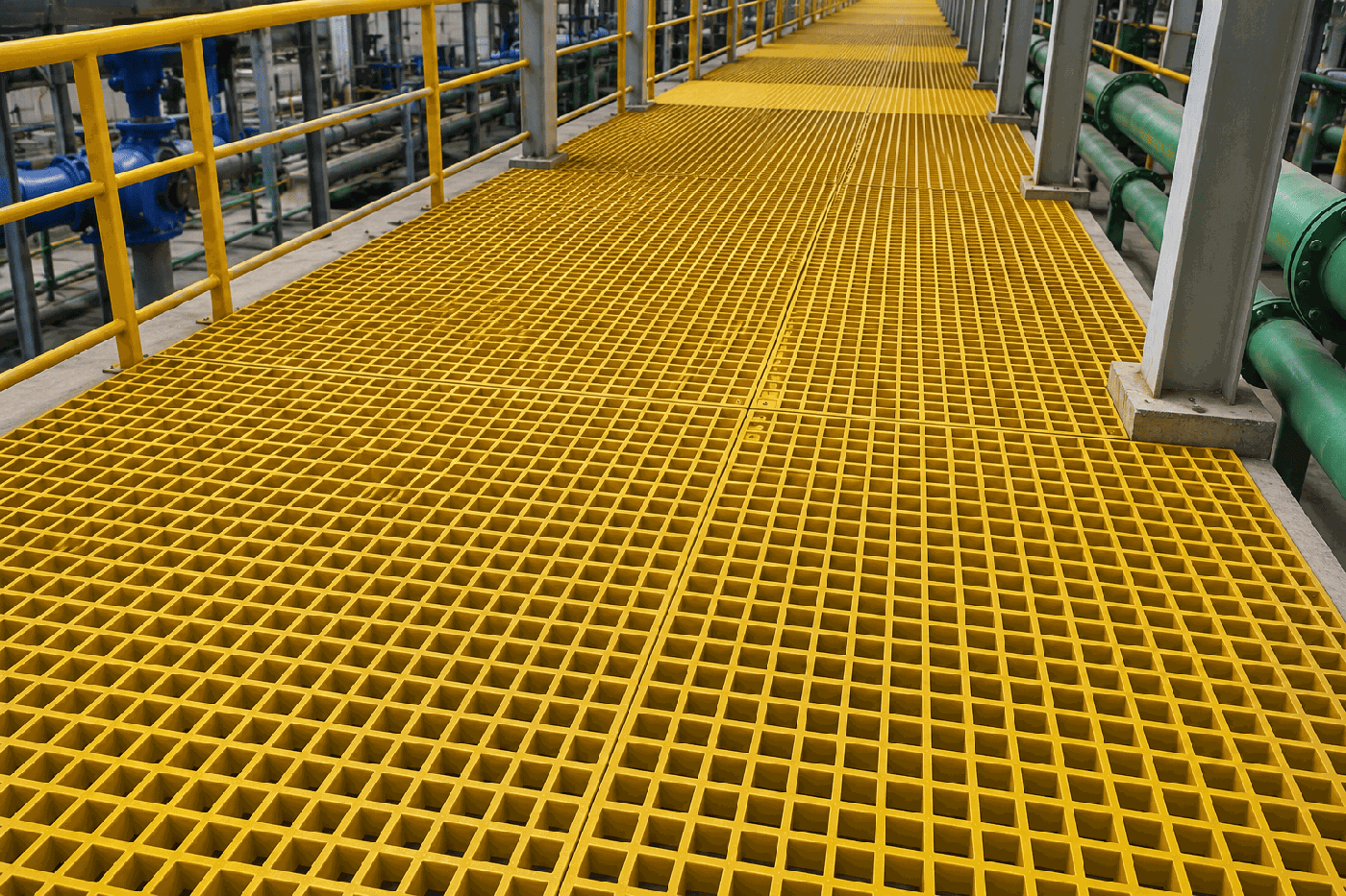 Machine Moulded & Pultruded Gratings — Ghaziabad Polymers