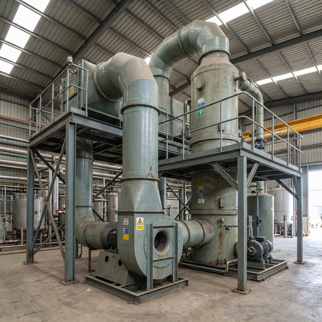 Acid Fumes Scrubber — Ghaziabad Polymers