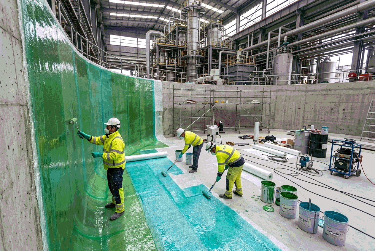 FRP Vessel & Pit Lining — Ghaziabad Polymers